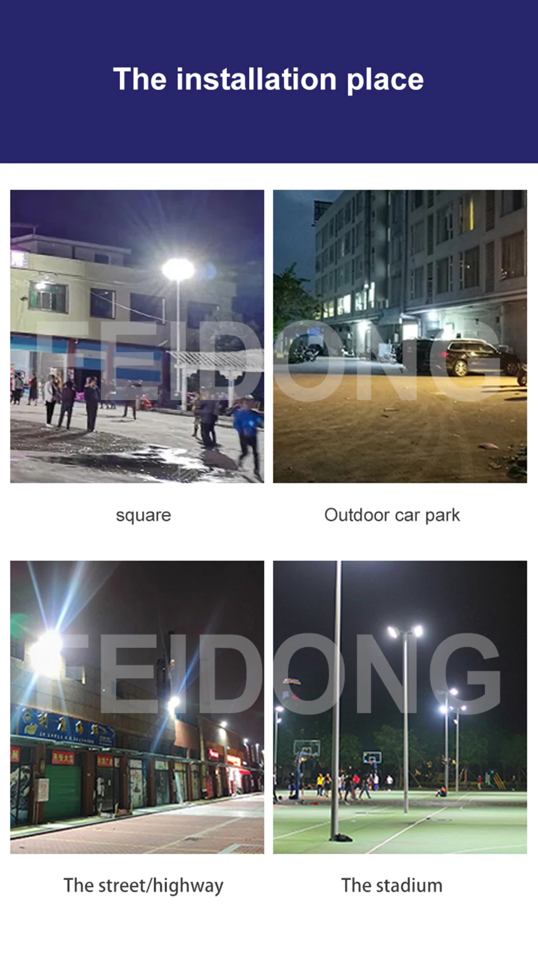 Aluminum IP65 Waterproof Outdoor 50W LED Street Light 100W Street Lamp 150W Street Lighting 200W Outdoor LED Streetlight SMD 2835 2 Years Warranty Streetlights