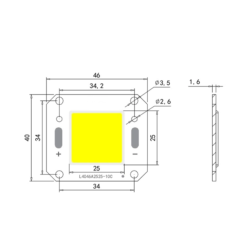 LED 20W 30W 40W 50W COB for Integrated Floodlights