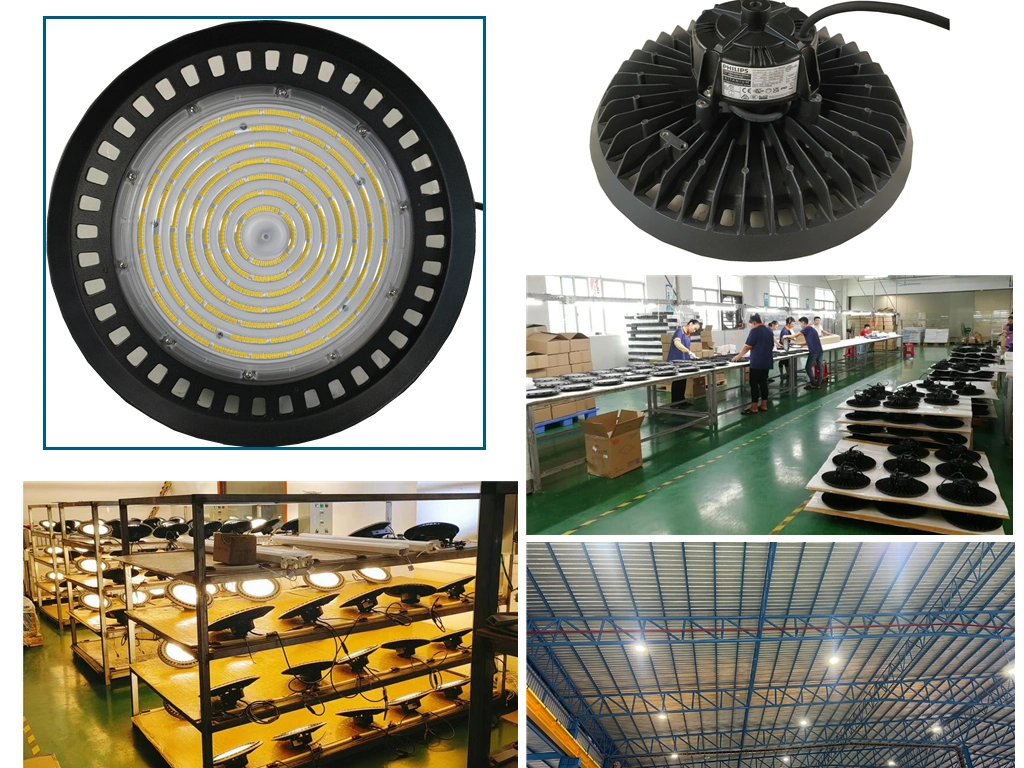 IP65 Industrial Pendant Lamp 60W 80W 100W 150W LED Light Warehouse Lighting Highbay Light LED 200W 300W 400W 500W UFO High Bay Light