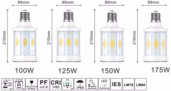 インテリジェントな省エネ卸売調光可能な E27 LED コーン ランプ/ライト/電球