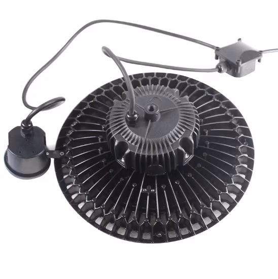 CE ETL SAA 屋内 LED 工業用照明、100W、120W、150W、200W、250W、300W UFO LED ハイベイライト、倉庫、工場、ジム、ワークショップ、ハイベイ倉庫用
