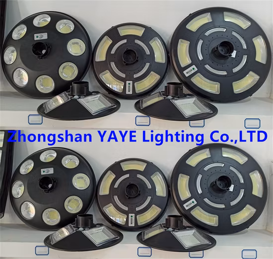 Yaye ホットセル CE/RoHS 100W/200W/250W/300W/400W/500W/600W/800W/1000W/1500W/COB SMD IP67 統合屋外ソーラー LED 街路灯、製造 21 年